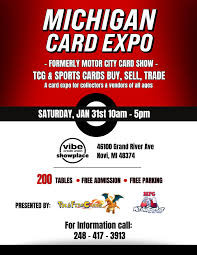 Michigan Card Expo Novi 2026
