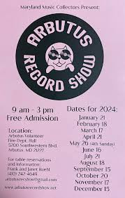 Arbutus Record Show Baltimore 2026